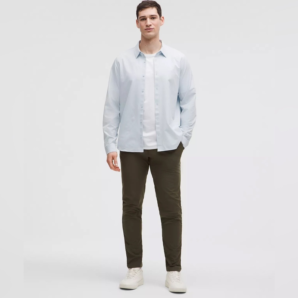 Lululemon Men's ABC Slim-Fit Trouser 
Warpstreme Olive Green Size 28